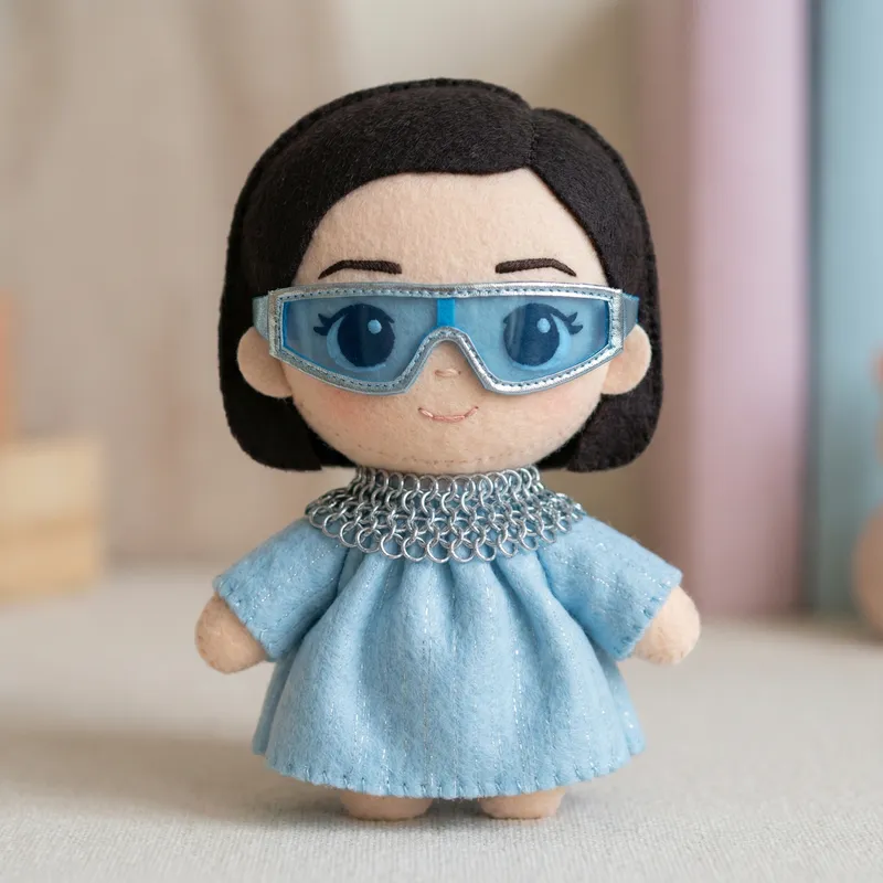Transform the subject or image into an adorable plushie-styl…