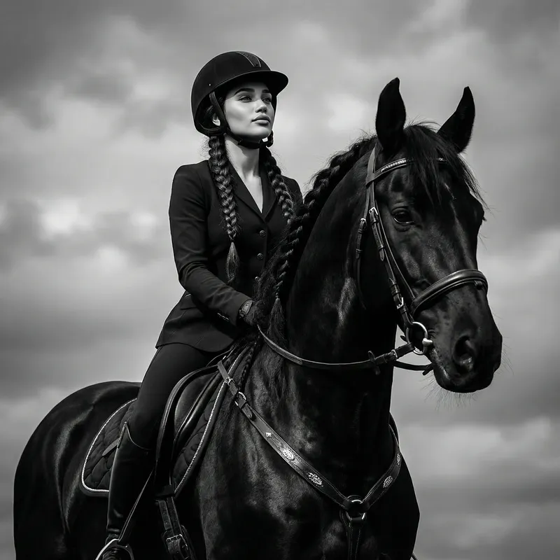 A dramatic high-contrast black-and-white portrait of the ref…
