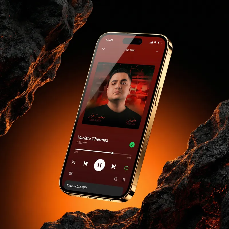يك ماكاپ آيفون هايبر- به همراه تصویر داخلی آن (اسکرین شات آپ…
