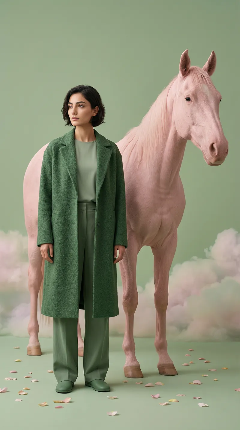A hyper-realistic editorial portrait based strictly on the u…